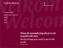 Tablet Screenshot of fredrikebannink.com